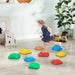 Nine-Piece Stone-Shaped Balance Stepping Stones for Kids - Little and Giant Explorers AIYAPLAY