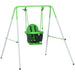 Nursery Swing with Seatbelt, High Support Back and Front Guard - Little and Giant Explorers Outsunny