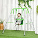 Nursery Swing with Seatbelt, High Support Back and Front Guard - Little and Giant Explorers Outsunny