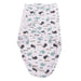 Ocean Whale Print Wrap Swaddling Blanket - Little and Giant Explorers Bo Jungle