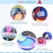 Octopus inflatable bouncy castle sea world theme with trampoline, sprayer, and slide details