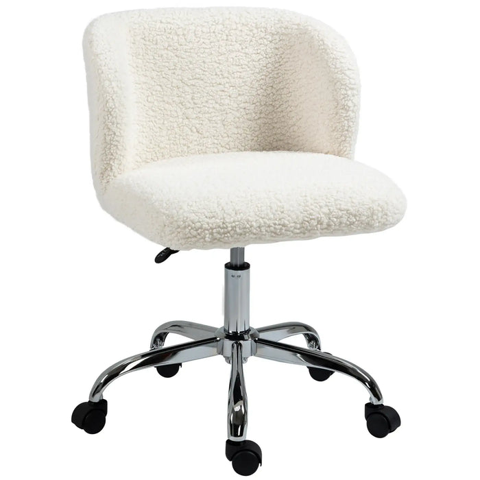 Chic Office Chair with Adjustable Height and Wheels - Little and Giant Explorers HOMCOM