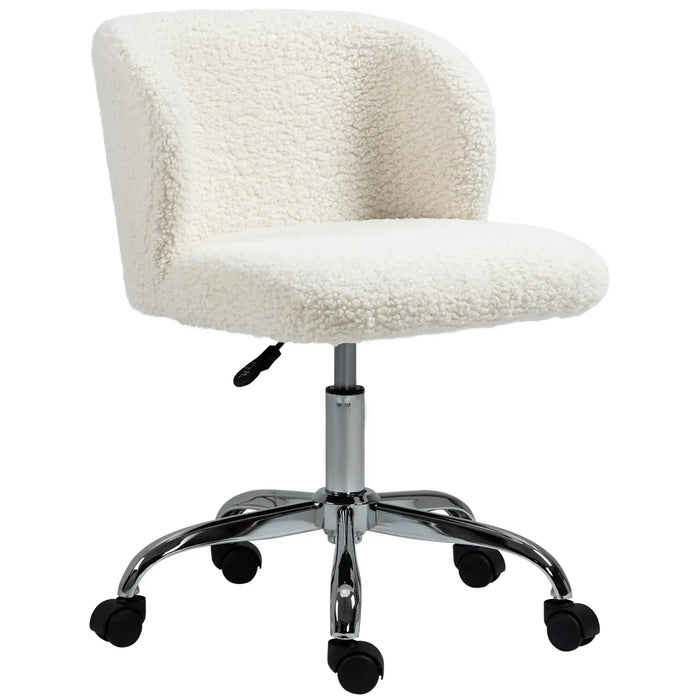 Chic Office Chair with Adjustable Height and Wheels - Little and Giant Explorers HOMCOM