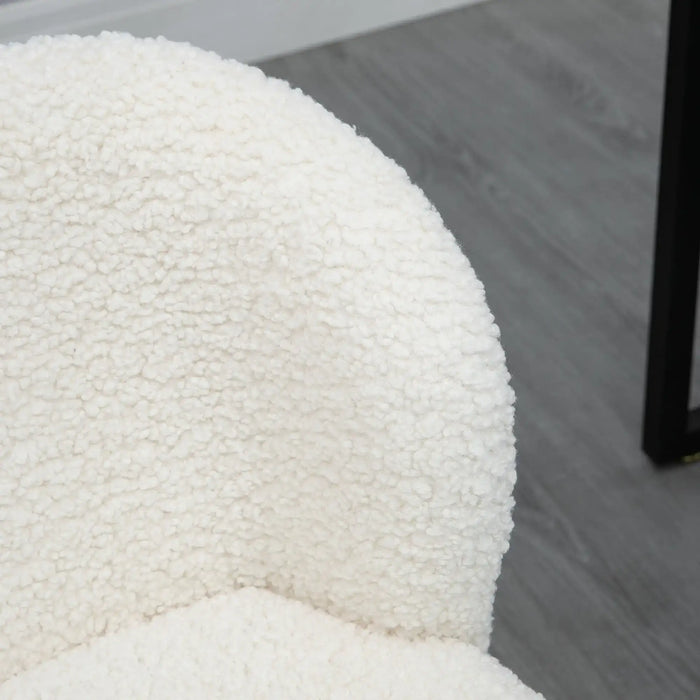 Chic Office Chair with Adjustable Height and Wheels - Little and Giant Explorers HOMCOM