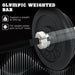 Olympic Bar and Barbell Jack Set - 200kg Capacity | Strength Training Equipment SPORTNOW - Little and Giant Explorers SPORTNOW