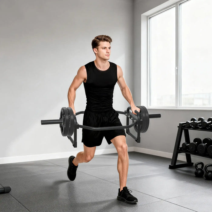 Olympic Trap Bar – Hex Deadlift Bar with Raised Handles | 300kg Capacity SPORTNOW - Little and Giant Explorers