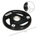 Olympic Weight Plates | Set of 2 x 5kg Rubber-Coated Plates SPORTNOW - Little and Giant Explorers SPORTNOW