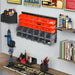 On-Wall Organiser | 30 Storage Cubbies with Removable Pegboard System - Little and Giant Explorers DURHAND