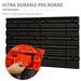 On-Wall Organiser | 30 Storage Cubbies with Removable Pegboard System - Little and Giant Explorers DURHAND