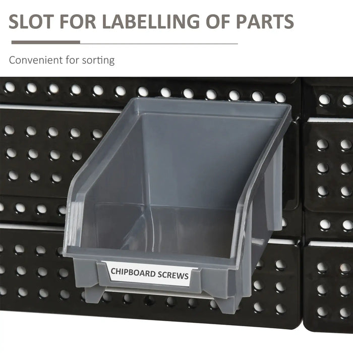 On-Wall Organiser | 30 Storage Cubbies with Removable Pegboard System - Little and Giant Explorers DURHAND