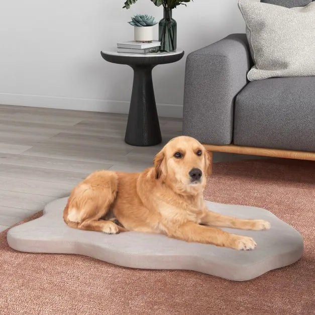 Orthopaedic Memory Foam Dog Bed – Beige | Waterproof Cover and Non-Slip Base COSTWAY - Little and Giant Explorers Costway