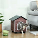 Outdoor Cat House | Weatherproof Shelter - Insulation, Cushion and Raised Base PAWHUT - Little and Giant Explorers PawHut