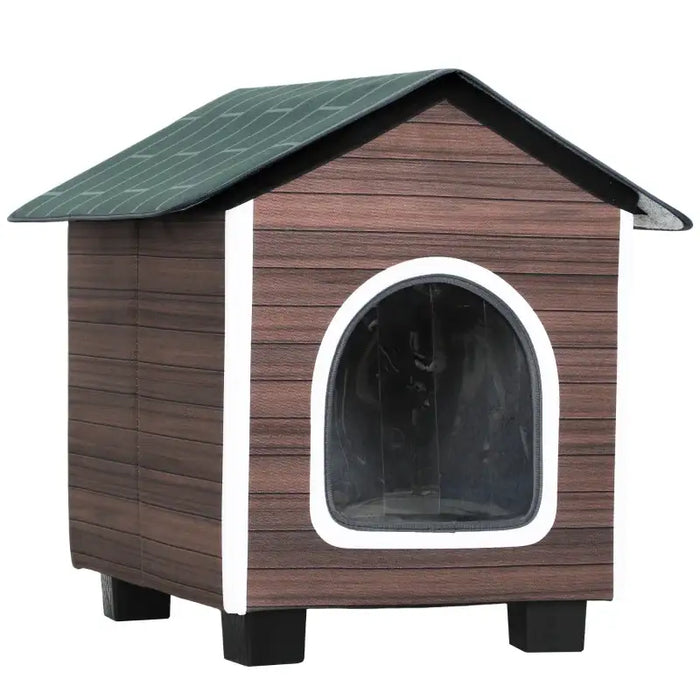 Outdoor Cat House | Weatherproof Shelter - Insulation, Cushion and Raised Base PAWHUT - Little and Giant Explorers PawHut