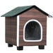 Outdoor Cat House | Weatherproof Shelter - Insulation, Cushion and Raised Base PAWHUT - Little and Giant Explorers PawHut
