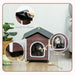 Outdoor Cat House | Weatherproof Shelter - Insulation, Cushion and Raised Base PAWHUT - Little and Giant Explorers PawHut