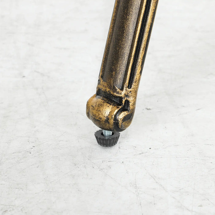 Seven-Piece Cast Aluminium Garden Dining Set in Bronze Tone - Little and Giant Explorers Outsunny