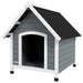 Outdoor Dog House with Removable Floor | Medium Dogs (82 x 75 x 88cm) - Little and Giant Explorers PawHut