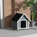 Outdoor Dog House with Removable Floor | Medium Dogs (82 x 75 x 88cm) - Little and Giant Explorers PawHut