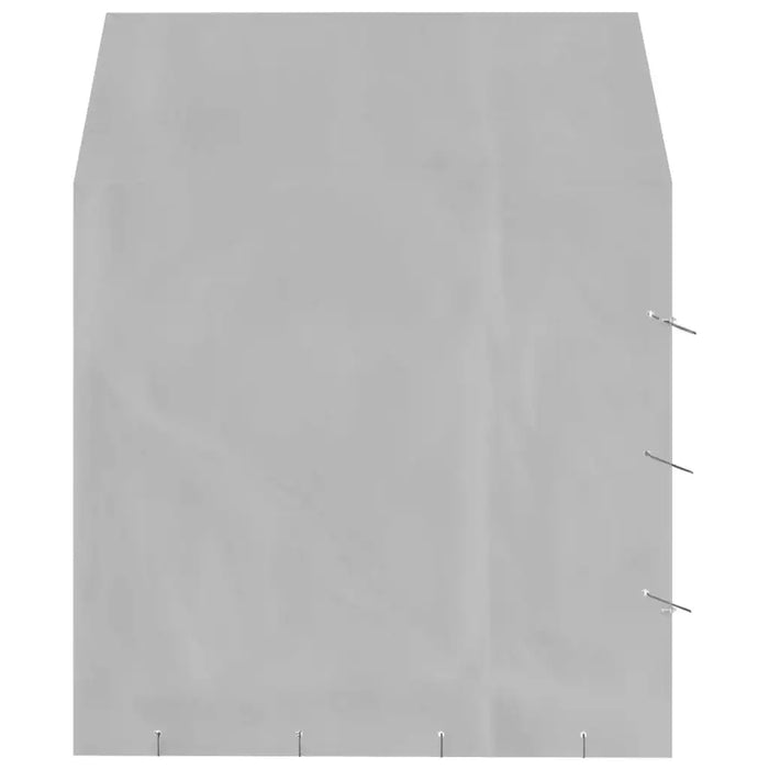 Silver galvanised steel outdoor dog kennel roof and sidewalls weather-resistant panel