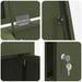 Outdoor Parcel Drop Box – Olive Green Steel Mailbox | Secure Locking System VIDAXL - Little and Giant Explorers vidaXL