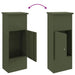 Outdoor Parcel Drop Box – Olive Green Steel Mailbox | Secure Locking System VIDAXL - Little and Giant Explorers vidaXL