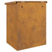 Outdoor Parcel Drop Box – Rusty Weathering Steel Mailbox | Secure Locking System VIDAXL - Little and Giant Explorers vidaXL