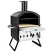 Outdoor Pizza Oven – 2-Layer Stainless Steel Design | Dual Cooking Chambers COSTWAY - Little and Giant Explorers Costway
