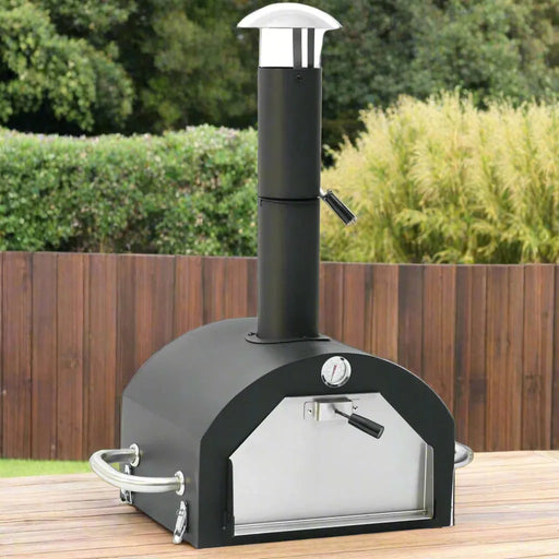 Outdoor Pizza Oven with Pizza Stone - Little and Giant Explorers vidaXL