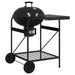 Outdoor Portable Grill – Wheeled Rectangular BBQ | Black Steel Frame VIDAXL - Little and Giant Explorers vidaXL