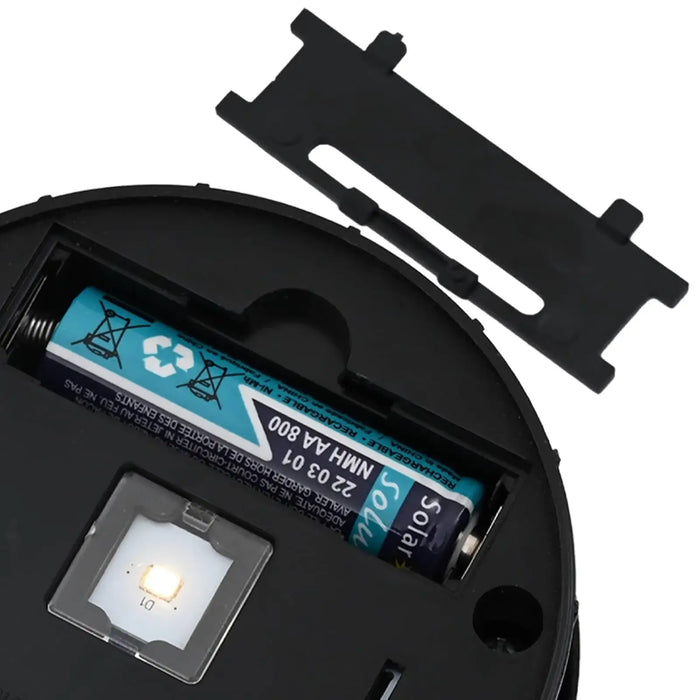 Outdoor Solar LED Pathway Lights Set of 2 – Black | Cold Rolled Steel Garden Lights VIDAXL