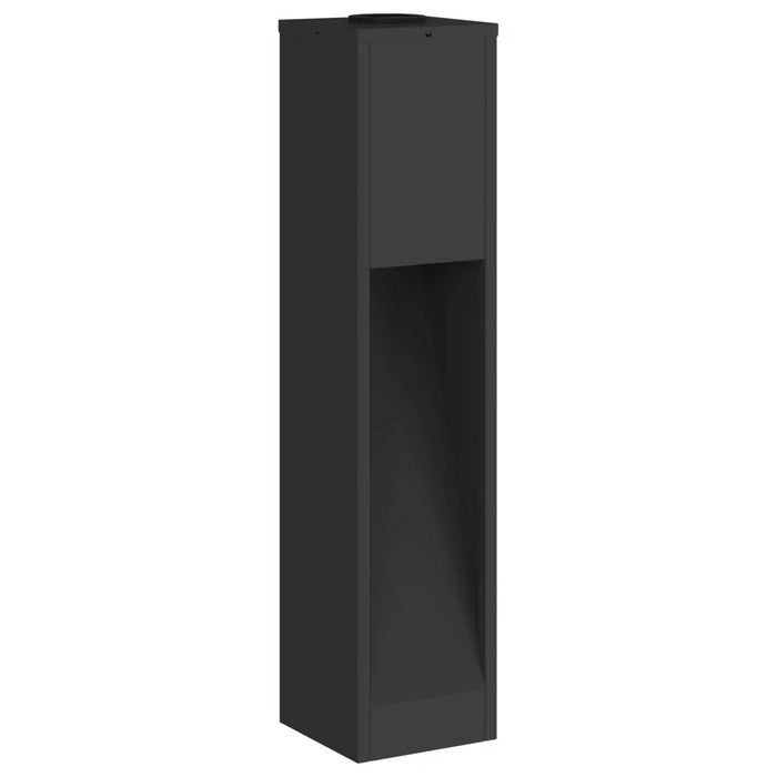 Outdoor Solar LED Pathway Lights Set of 2 – Black | Cold Rolled Steel Garden Lights VIDAXL