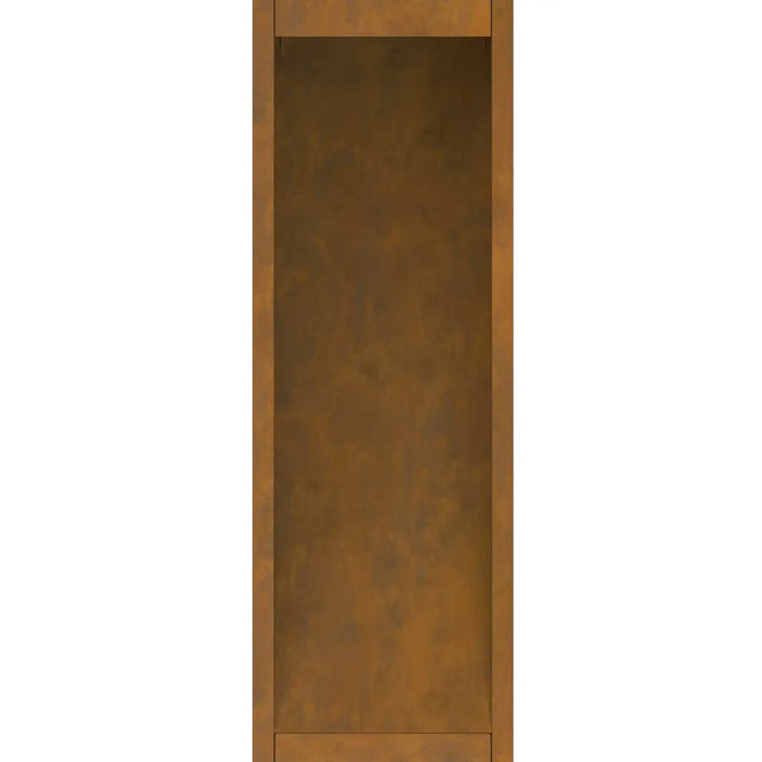 Outdoor Solar LED Pathway Lights Set of 2 – Bronze | Weathering Steel - Warm White LEDs VIDAXL