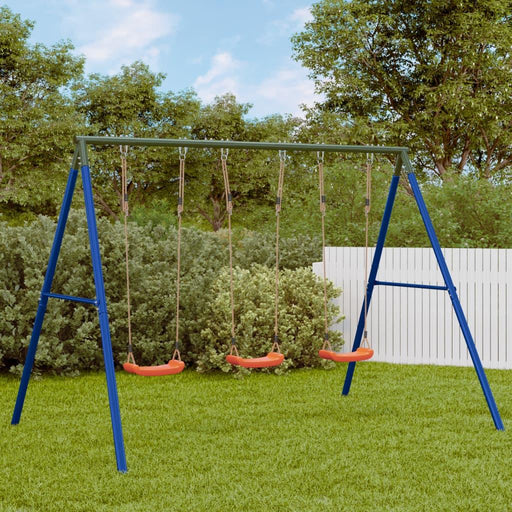 Outdoor Swing Set with 3 Swings - Little and Giant Explorers vidaXL