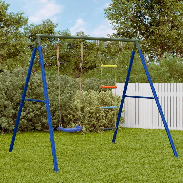 Outdoor Swing Set with Swing and Ladder - Little and Giant Explorers vidaXL