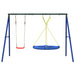 Outdoor Swing Set with Swing and Saucer Swing - Little and Giant Explorers vidaXL