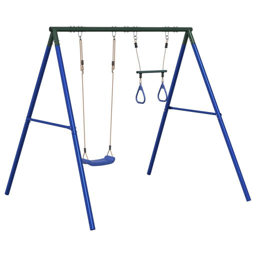 Outdoor Swing Set with Swing and Trapeze - Little and Giant Explorers vidaXL