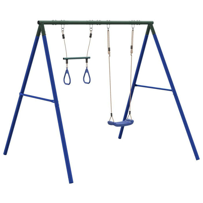 Outdoor Swing Set with Swing and Trapeze - Little and Giant Explorers vidaXL