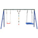 Outdoor Swing Set with Swing, Disc Swing and Nest Swing - Little and Giant Explorers vidaXL