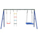 Outdoor Swing Set with Swing, Ladder and Nest Swing - Little and Giant Explorers vidaXL