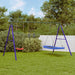 Outdoor Swing Set with Swing, Trapeze and Nest Swing - Little and Giant Explorers vidaXL