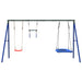 Outdoor Swing Set with Swing, Trapeze and Nest Swing - Little and Giant Explorers vidaXL