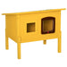 Outdoor Wooden Cat House – Yellow | Weatherproof Shelter with Asphalt Roof PAWHUT - Little and Giant Explorers PawHut