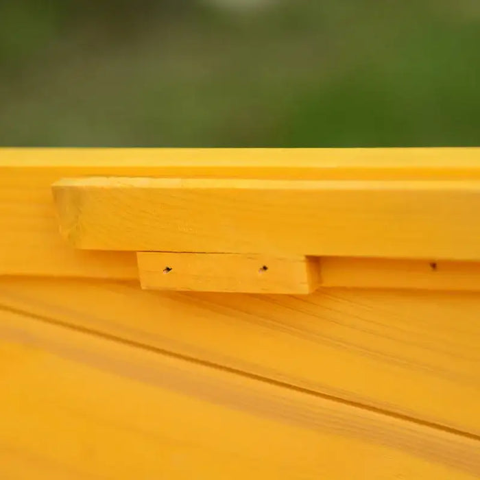 Outdoor Wooden Cat House – Yellow | Weatherproof Shelter with Asphalt Roof PAWHUT - Little and Giant Explorers PawHut