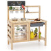 Pretend Play Kitchen with Plants Observation Room - Little and Giant Explorers Costway