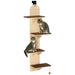 Over-the-Door Cat Shelf – Four-Tier Hanging Cat Tree | Space-Saving Design PAWHUT - Little and Giant Explorers PawHut