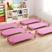Pack of 6 Stackable Kids Nap Cots – Pink | Space-Saving Design - Raised Bed Costway - Little and Giant Explorers Costway