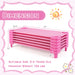Pack of 6 Stackable Kids Nap Cots – Pink | Space-Saving Design - Raised Bed Costway - Little and Giant Explorers Costway