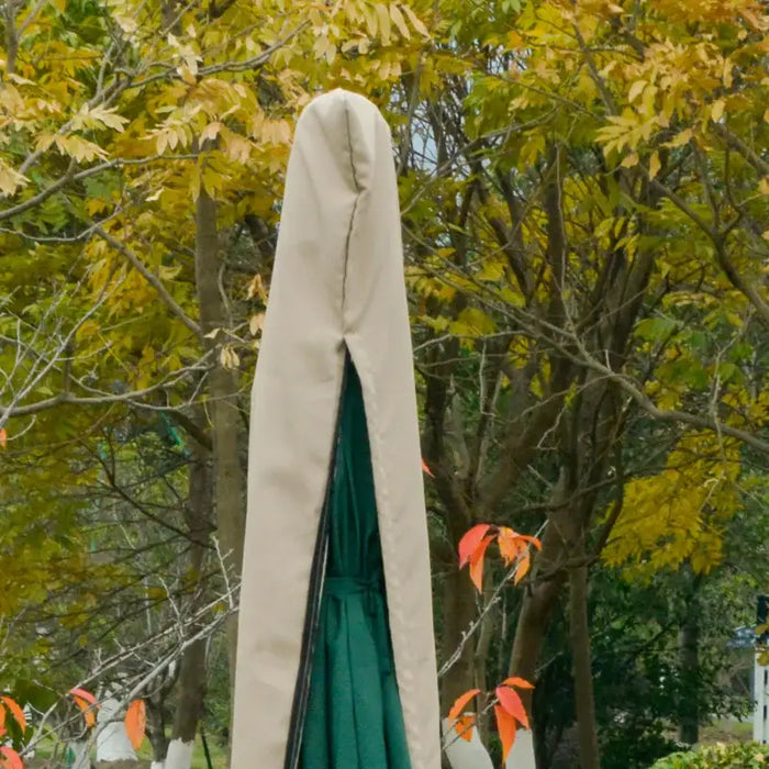 Parasol Cover 160cm – Oxford Cloth | Zip and Drawstring Secure Fit OUTSUNNY - Little and Giant Explorers Outsunny