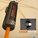 Parasol Patio Heater – 2000W Electric | Umbrella-Mounted - Two Heat Settings OUTSUNNY - Little and Giant Explorers Outsunny