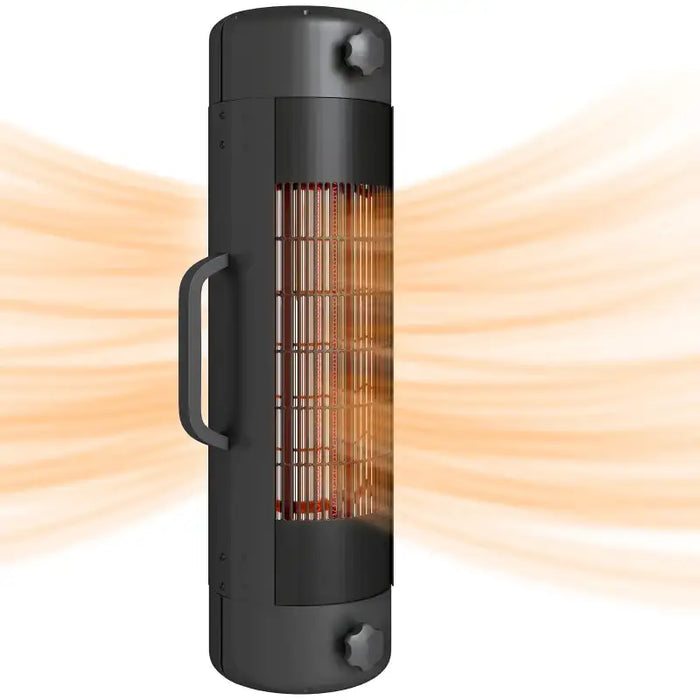 Parasol Patio Heater – 2000W Electric | Umbrella-Mounted - Two Heat Settings OUTSUNNY - Little and Giant Explorers Outsunny